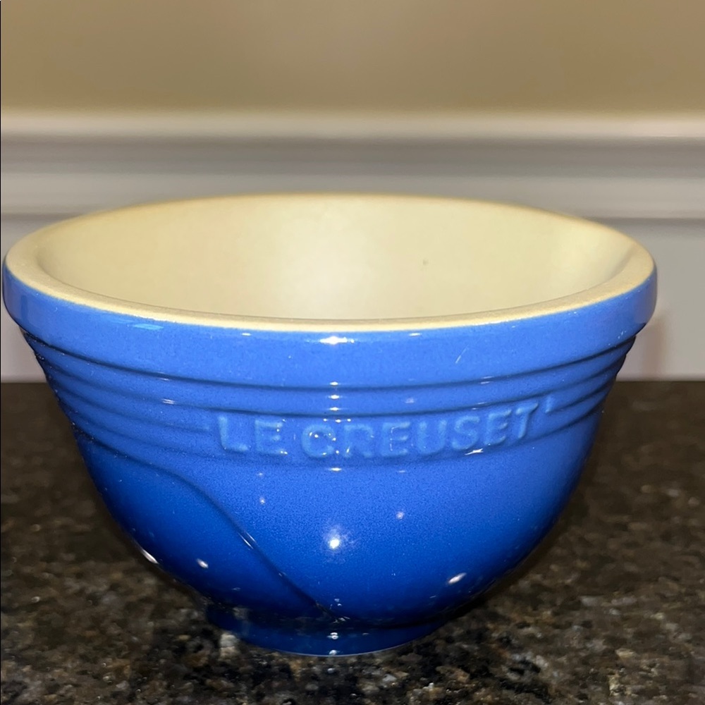 Le Creuset Small 10 oz Marsielle Blue Bowl
